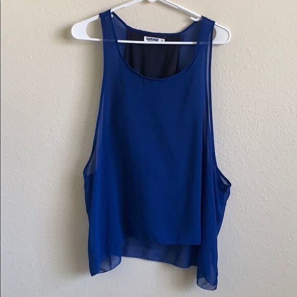 🔹4/$25 Blue Flowy Top - Picture 1 of 7